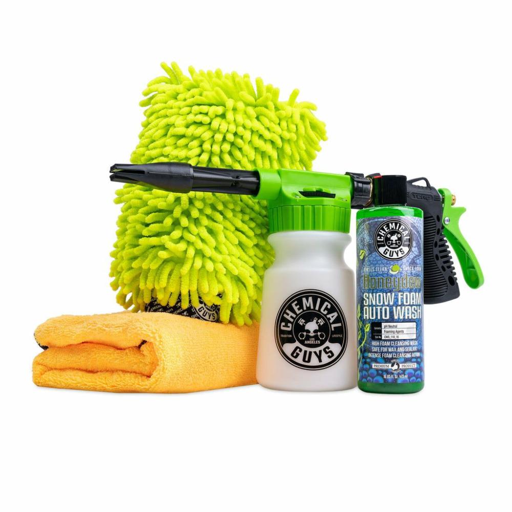 Wash | Light to Moderate Honeydew Foam Blaster Wash & Dry Deluxe Kit Car Wash Kits Wash